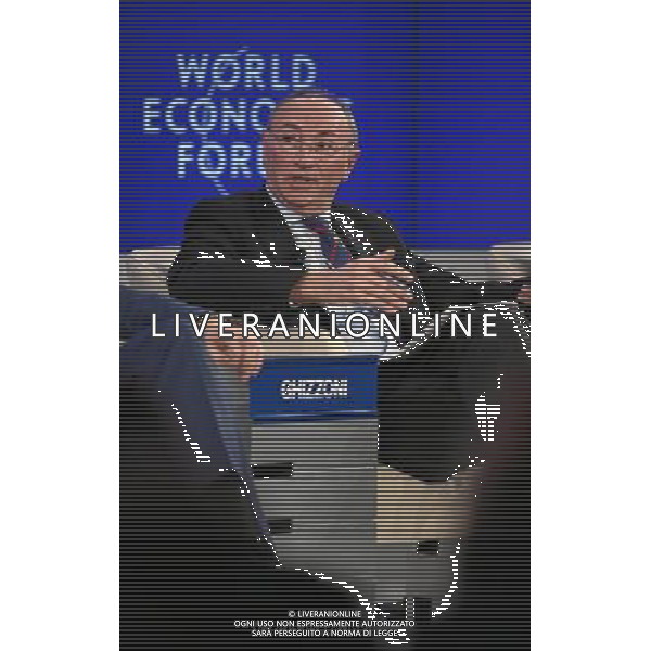 Federico Ghizzoni, Chief Executive Officer, UniCredit, Italy speaks during the session \'Rebuilding Banking in Europe\' at the Annual Meeting 2014 of the World Economic Forum at the congress centre in Davos, January 25, 2014. WORLD ECONOMIC FORUM/swiss-image.ch/Photo Moritz Hager AG ALDO LIVERANI SAS ONLY ITALY