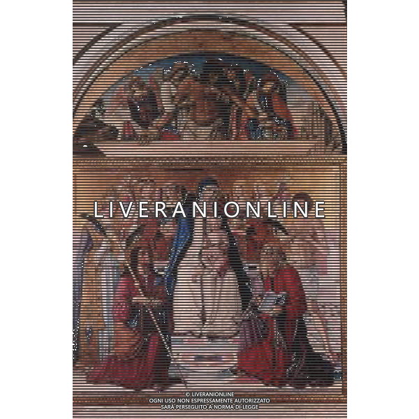 Siena nella foto: Basilica di San Domenico-Pieta\' e Maesta\' -Benvenuto di Giovanni Sec XV Edizioni B.N Marconi/Ag.Aldo Liverani