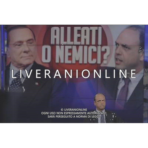 TRASMISSIONE TELEVISIVA PORTA A PORTA 28-01-2014 NELLA FOTO ANGELINO ALFANO FOTO FABRIZIO CORRADETTI-AG ALDO LIVERANI SAS