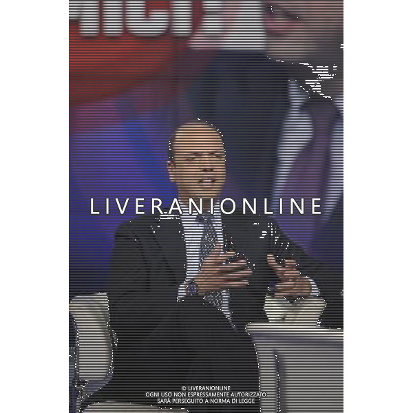 TRASMISSIONE TELEVISIVA PORTA A PORTA 28-01-2014 NELLA FOTO ANGELINO ALFANO FOTO FABRIZIO CORRADETTI-AG ALDO LIVERANI SAS