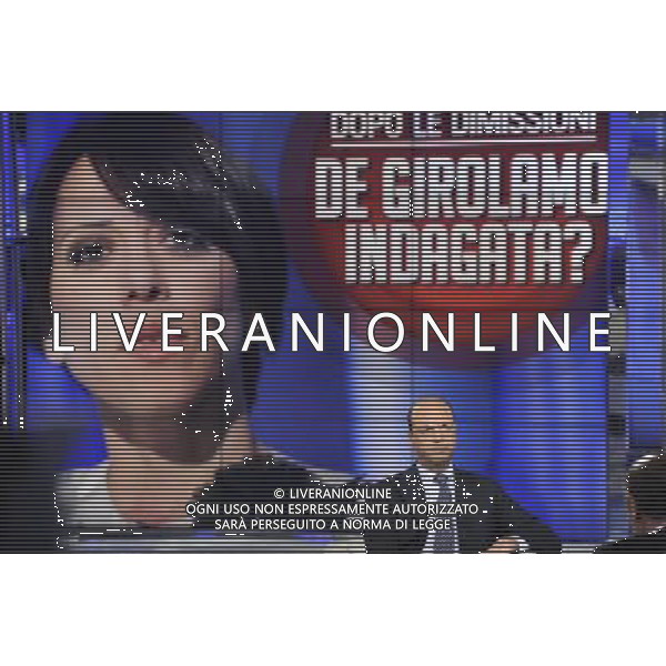 TRASMISSIONE TELEVISIVA PORTA A PORTA 28-01-2014 NELLA FOTO ANGELINO ALFANO FOTO FABRIZIO CORRADETTI-AG ALDO LIVERANI SAS