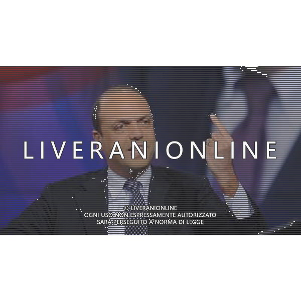 TRASMISSIONE TELEVISIVA PORTA A PORTA 28-01-2014 NELLA FOTO ANGELINO ALFANO FOTO FABRIZIO CORRADETTI-AG ALDO LIVERANI SAS
