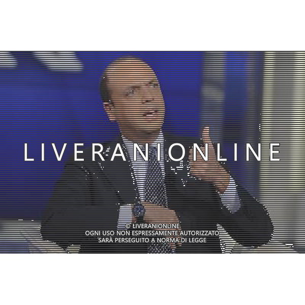 TRASMISSIONE TELEVISIVA PORTA A PORTA 28-01-2014 NELLA FOTO ANGELINO ALFANO FOTO FABRIZIO CORRADETTI-AG ALDO LIVERANI SAS