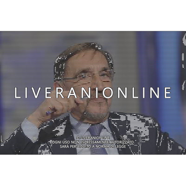 TRASMISSIONE TELEVISIVA PORTA A PORTA 28-01-2014 NELLA FOTO IGNAZIO LARUSSA FOTO FABRIZIO CORRADETTI-AG ALDO LIVERANI SAS