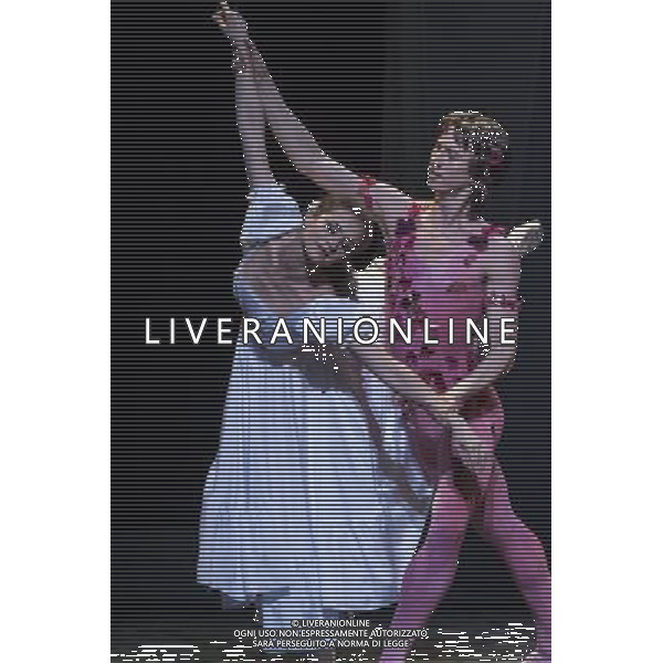 Men in Motion, first presented at Sadlers Wells, has been performed with great success in Moscow and at the Ravenna Festival, Italy. Devised by Ivan Putrov, is an exploration of the history of the male dancer over the last century, The dancers are Ivan Putrov, Edward Watson, Vadim Muntagirov, Marian Walter, Daniel Proietto, Marijn Rademaker, Rainer Krenstetter, Elena Glurdjidze, Valentino Zucchetti and Yonah Acosta. London Coliseum. /Ag. Aldo Liverani s.a.s.-Only Italy-Editorial Use Only