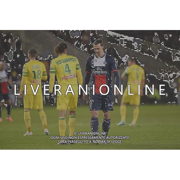 Zlatan IBRAHIMOVIC - 04.02.2014 - Nantes / Paris Saint Germain - 1/2Finale Coupe de la Ligue Photo : Fred Porcu / Icon Sport AG ALDO LIVERANI SAS ONLY ITALY