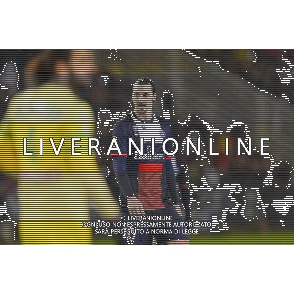 Zlatan IBRAHIMOVIC - 04.02.2014 - Nantes / Paris Saint Germain - 1/2Finale Coupe de la Ligue Photo : Fred Porcu / Icon Sport AG ALDO LIVERANI SAS ONLY ITALY