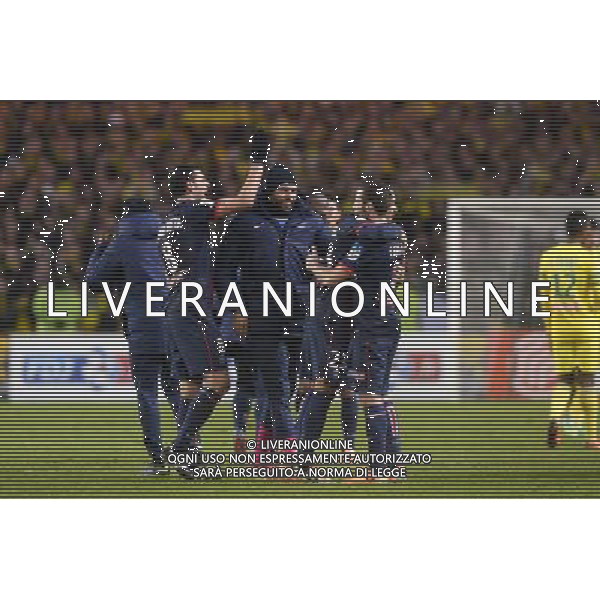 Joie PSG - Salvatore SIRIGU - 04.02.2014 - Nantes / Paris Saint Germain - 1/2Finale Coupe de la Ligue Photo : Fred Porcu / Icon Sport AG ALDO LIVERANI SAS ONLY ITALY