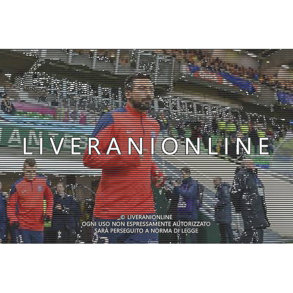 Ezequiel LAVEZZI - 04.02.2014 - Nantes / Paris Saint Germain - 1/2Finale Coupe de la Ligue Photo : Fred Porcu / Icon Sport AG ALDO LIVERANI SAS ONLY ITALY