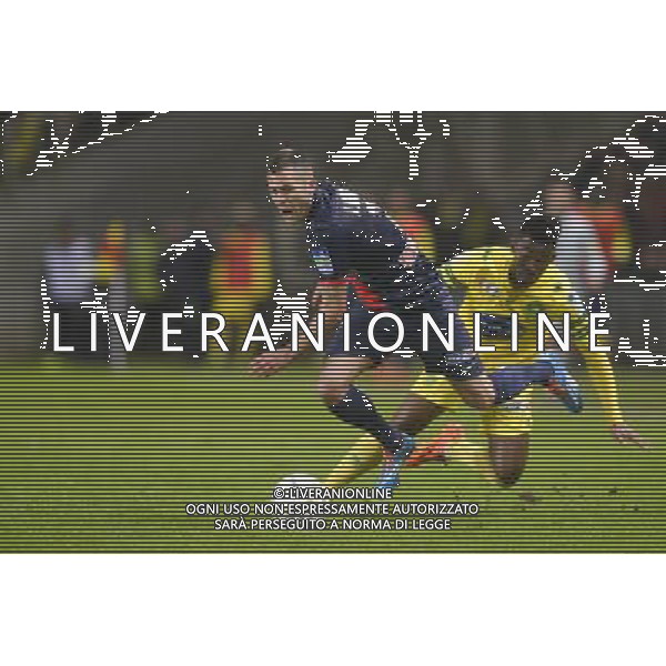 Georges Kevin NKOUDOU MBIDA / Jeremy MENEZ - 04.02.2014 - Nantes / Paris Saint Germain - 1/2Finale Coupe de la Ligue Photo : Fred Porcu / Icon Sport AG ALDO LIVERANI SAS ONLY ITALY