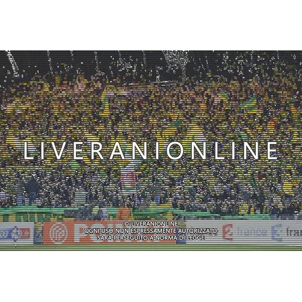 Supporters Nantes - 04.02.2014 - Nantes / Paris Saint Germain - 1/2Finale Coupe de la Ligue Photo : Fred Porcu / Icon Sport AG ALDO LIVERANI SAS ONLY ITALY