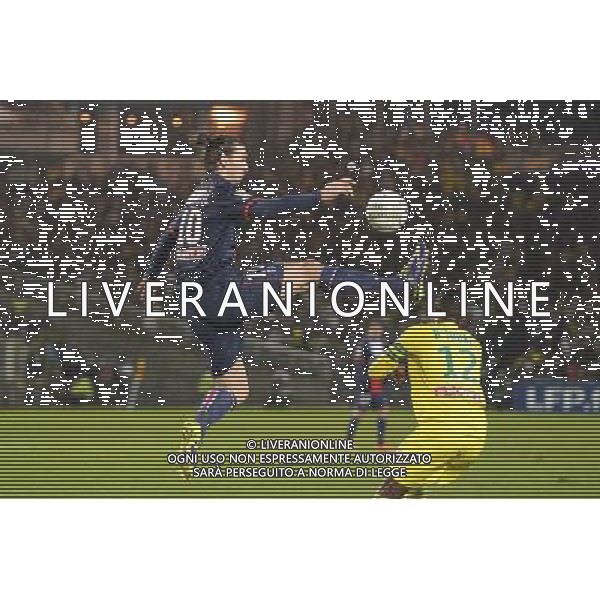 Zlatan IBRAHIMOVIC - 04.02.2014 - Nantes / Paris Saint Germain - 1/2Finale Coupe de la Ligue Photo : Fred Porcu / Icon Sport AG ALDO LIVERANI SAS ONLY ITALY