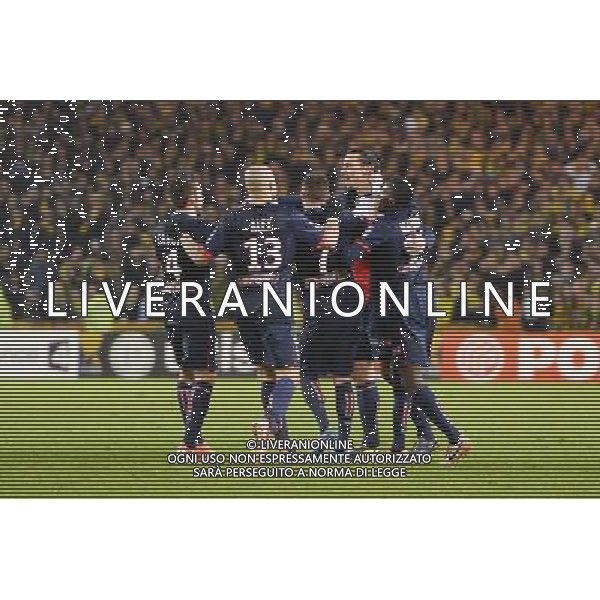 Joie Zlatan IBRAHIMOVIC - 04.02.2014 - Nantes / Paris Saint Germain - 1/2Finale Coupe de la Ligue Photo : Fred Porcu / Icon Sport AG ALDO LIVERANI SAS ONLY ITALY