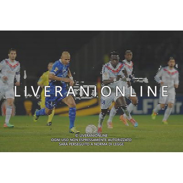 Xavier THIAGO / Bafetimbi GOMIS - 05.02.2014 - Lyon / Troyes - 1/2Finale Coupe de la Ligue Photo : Jean Paul Thomas / Icon Sport AG ALDO LIVERANI SAS ONLY ITALY