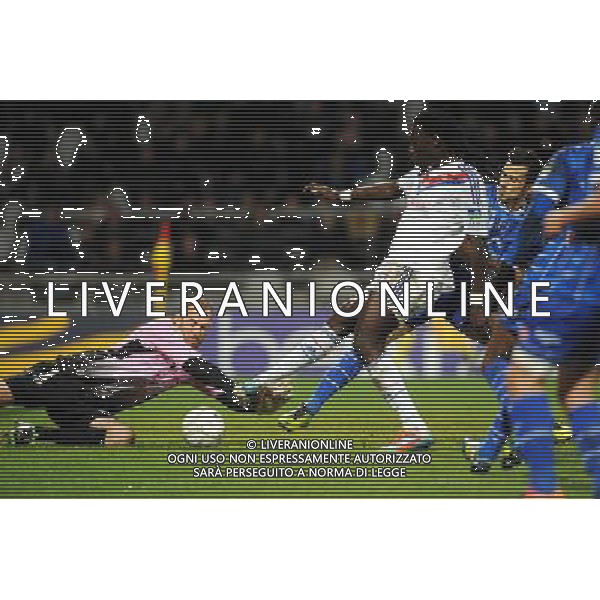 But Bafetimbi GOMIS / Mathieu DREYER - 05.02.2014 - Lyon / Troyes - 1/2Finale Coupe de la Ligue Photo : Jean Paul Thomas / Icon Sport AG ALDO LIVERANI SAS ONLY ITALY