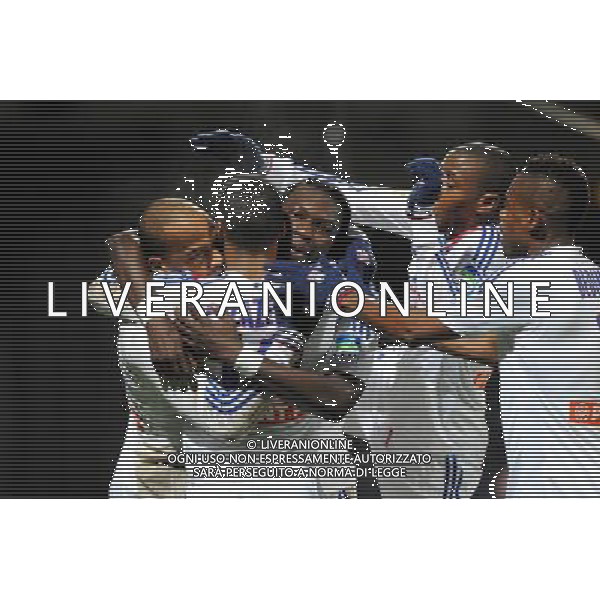 Joie Bafetimbi GOMIS - 05.02.2014 - Lyon / Troyes - 1/2Finale Coupe de la Ligue Photo : Jean Paul Thomas / Icon Sport AG ALDO LIVERANI SAS ONLY ITALY