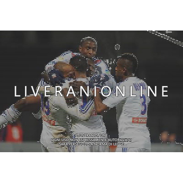 Joie Bafetimbi GOMIS - 05.02.2014 - Lyon / Troyes - 1/2Finale Coupe de la Ligue Photo : Jean Paul Thomas / Icon Sport AG ALDO LIVERANI SAS ONLY ITALY