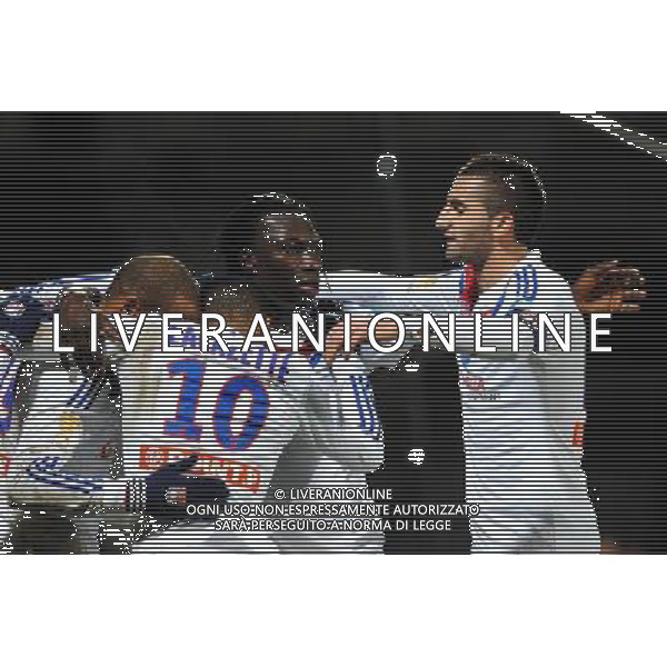 Joie Bafetimbi GOMIS - 05.02.2014 - Lyon / Troyes - 1/2Finale Coupe de la Ligue Photo : Jean Paul Thomas / Icon Sport AG ALDO LIVERANI SAS ONLY ITALY