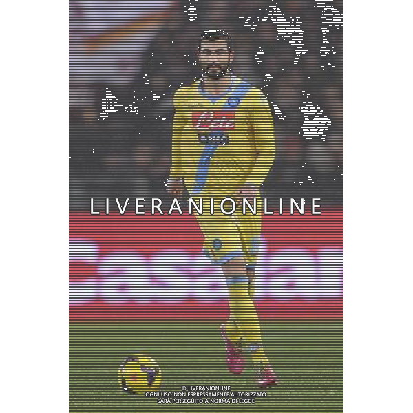 Roma - 05/02/2014 - Stadio Olimpico - TIM CUP 2013-2014 - semifinale andata - Roma vs Napoli - nella foto: Raul Albiol / Ph. Fabrizio Corradetti - Ag. Aldo Liverani Sas