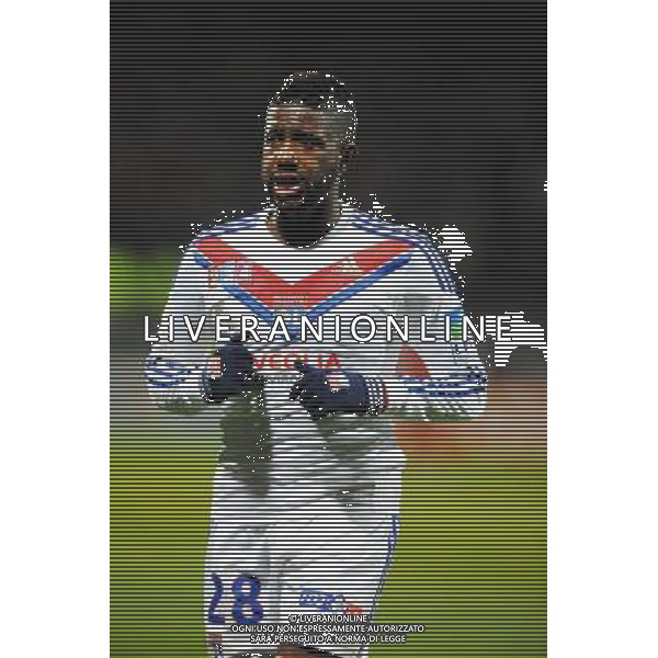 Arnold MVUEMBA - 05.02.2014 - Lyon / Troyes - 1/2Finale Coupe de la Ligue Photo : Jean Paul Thomas / Icon Sport AG ALDO LIVERANI SAS ONLY ITALY