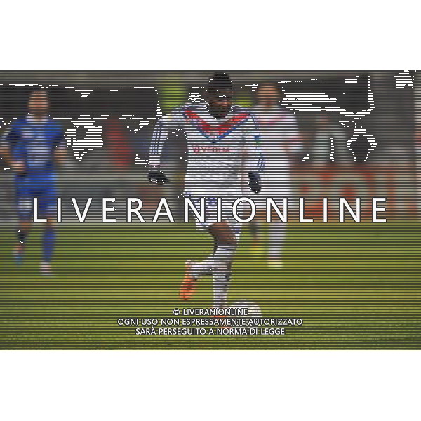 Arnold MVUEMBA - 05.02.2014 - Lyon / Troyes - 1/2Finale Coupe de la Ligue Photo : Jean Paul Thomas / Icon Sport AG ALDO LIVERANI SAS ONLY ITALY