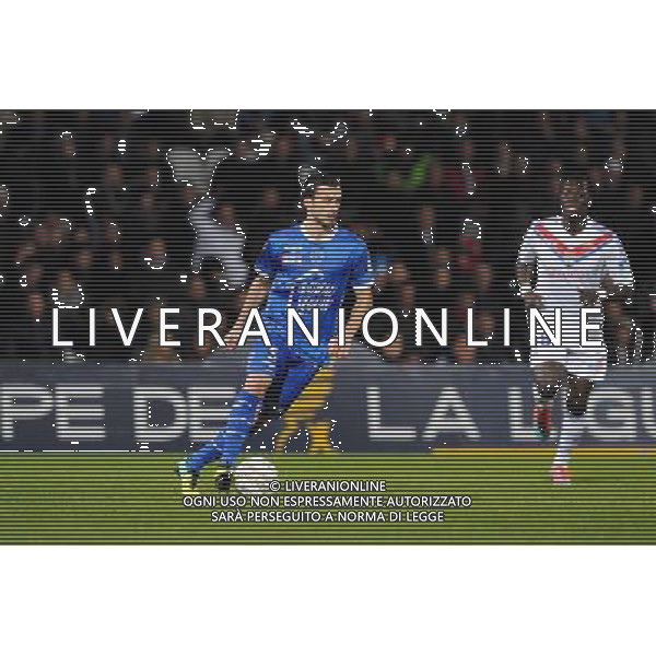 Matthieu SAUNIER - 05.02.2014 - Lyon / Troyes - 1/2Finale Coupe de la Ligue Photo : Jean Paul Thomas / Icon Sport AG ALDO LIVERANI SAS ONLY ITALY