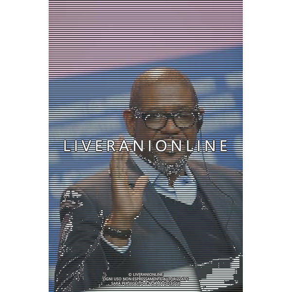 (140207) -- BERLIN, Feb. 7, 2014 () -- Forest Whitaker attends a press conference to promote the movie \'Two Men in Town\' at the 64th Berlin International Film Festival in Berlin, Germany, on Feb. 7, 2014. (/Zhang Fan) (jl) AG ALDO LIVERANI SAS ONLY ITALY