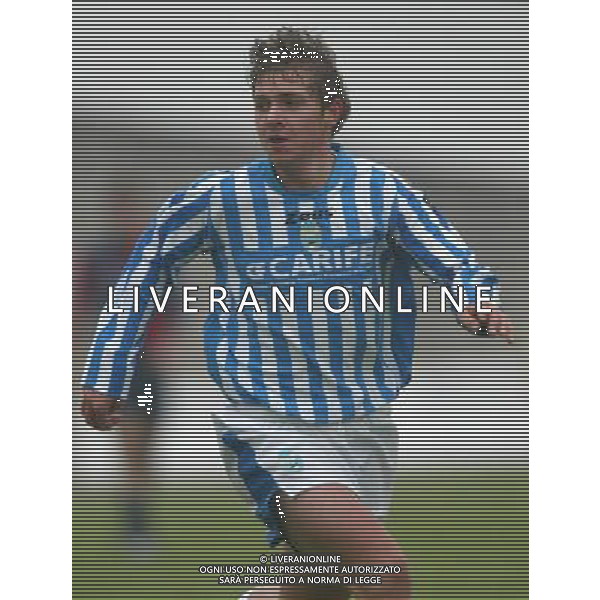 Lumezzane (Brescia ) 10 / 11 / 2004 coppa italia Serie C 2004 Partita: Lumezzane - Spal Nella foto: D\'Angelo Angelo ph Filippo Venezia / Agenzia Aldo Liverani