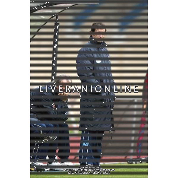 Lumezzane (Brescia ) 10 / 11 / 2004 coppa italia Serie C 2004 Partita: Lumezzane - Spal Nella foto: Allegri Massimiliano allenatore della Spal ph Filippo Venezia / Agenzia Aldo Liverani