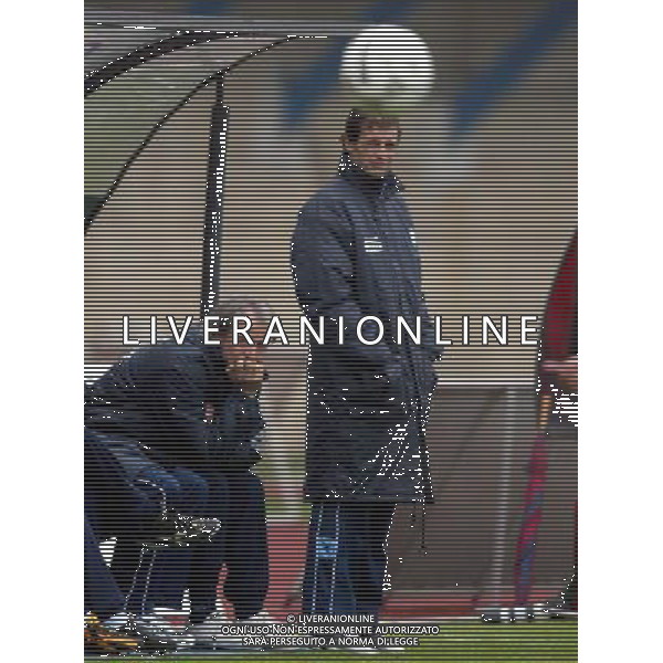 Lumezzane (Brescia ) 10 / 11 / 2004 coppa italia Serie C 2004 Partita: Lumezzane - Spal Nella foto: Allegri Massimiliano allenatore della Spal ph Filippo Venezia / Agenzia Aldo Liverani