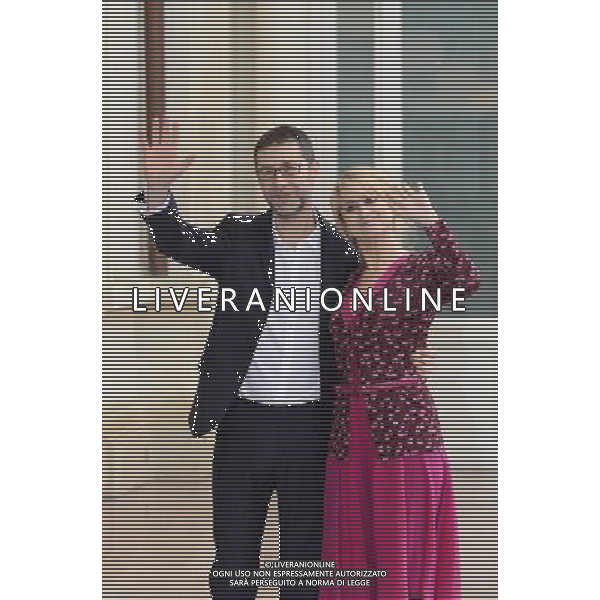 Presentazione della 64ma Edizione del Festival di SanRemo 10 febbraio 2014 nella foto Luciana Littizzetto Fazio Fazio ©Gazzaniga/AGENZIA ALDO LIVERANI SAS