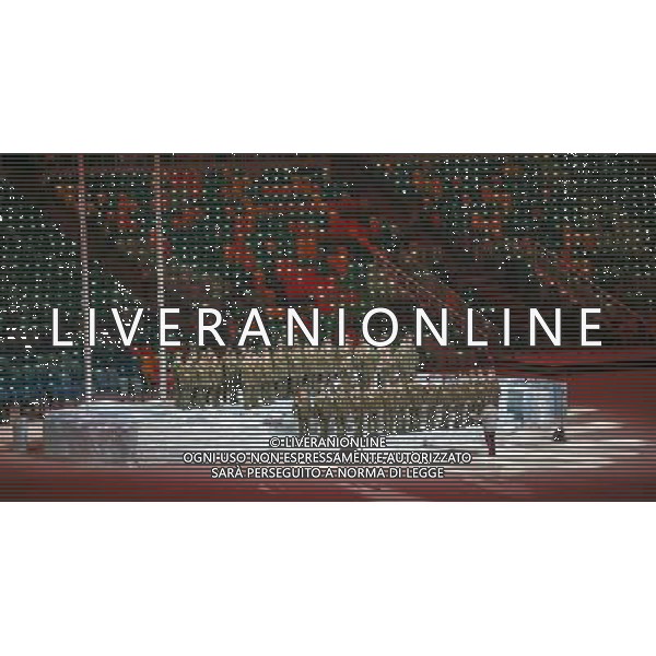 07.02.2014, Olympiastadion Fischt, Adler, RUS, Sochi 2014, ErÃ¶ffnungsfeier der XXII. Olympischen Winterspiele, im Bild MilitÃ¤rchor // Military Choir during the Opening Ceremony of the Olympic Winter Games Sochi 2014 at the Fisht Olympic Stadium in Adler, Russia on 2014/02/07. EXPA Pictures Â© 2014, PhotoCredit: EXPA/ Johann Groder Â©PHOTOSHOT/AGENZIA ALDO LIVERANI SAS - ITALY ONLY - Cerimonia di apertura dei 22mi Giochi Olimpici Invernali Olimpiadi di Sochi, Russia 7 febbraio 2014