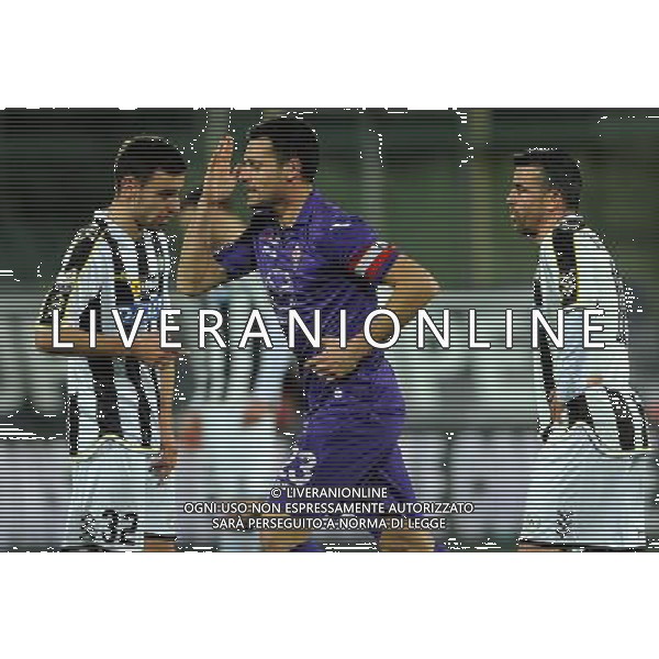 Coppa Italia TIM Cup 2013/2014 Semifinale Ritorno Firenze - 11.02.2014 Fiorentina-Udinese Nella Foto:pasqual esulta /Ph.Vitez-Ag. Aldo Liverani