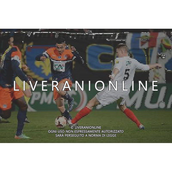 Jean Carlos Francisco DEZA SANCHEZ - 11.02.2014 - Cannes / Montpellier - 8eFinale Coupe de France Photo : Olivier Anrigo / Icon Sport AG ALDO LIVERANI SAS ONLY ITALY