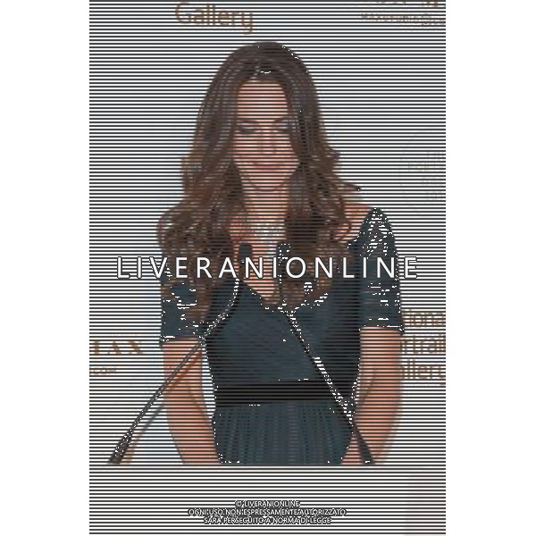 Catherine Duchess of Cambridge during the Portrait Gala 2014 at the National Portrait Gallery on February 11, 2014 in London, England. Picture by Jorge Herrera. ©photoshot/AGENZIA ALDO LIVERANI SAS - ITALY ONLY - REALI INGLESI: Kate Middleton, Duchessa di Cambridge alla serata di Gala al National Portrait Gallery nel centro di Londra Inghilterra 11 febbraio 2014.