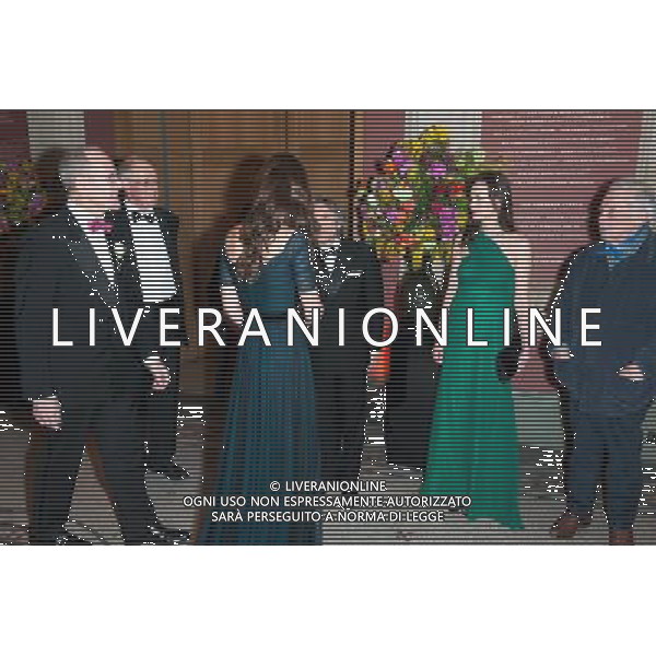 Catherine Duchess of Cambridge, Sandy Nairne, Leon Max, Yana Boyko and David Baleyduring the Portrait Gala 2014 at the National Portrait Gallery on February 11, 2014 in London, England. Picture by Jorge Herrera. ©photoshot/AGENZIA ALDO LIVERANI SAS - ITALY ONLY - REALI INGLESI: Kate Middleton, Duchessa di Cambridge alla serata di Gala al National Portrait Gallery nel centro di Londra Inghilterra 11 febbraio 2014.