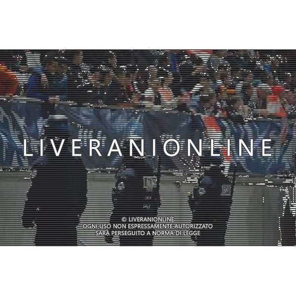 supporters cannes - 11.02.2014 - Cannes / Montpellier - 8eFinale Coupe de France 2013/2014 Photo : Olivier Anrigo / Icon Sport AG ALDO LIVERANI SAS ONLY ITALY