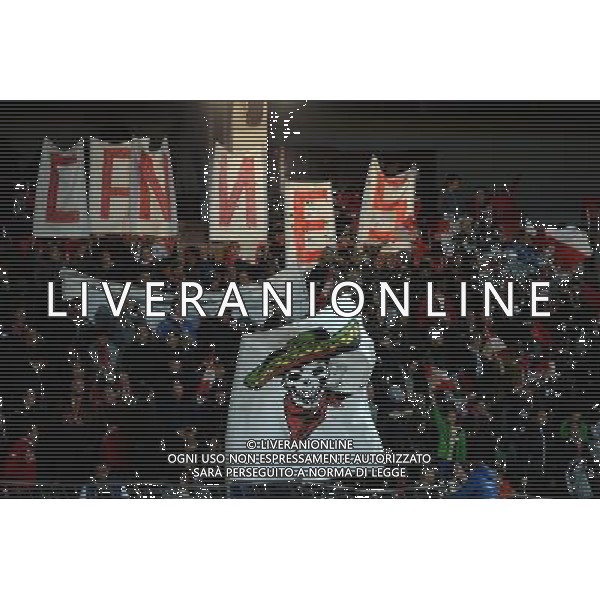 supporters cannes - 11.02.2014 - Cannes / Montpellier - 8eFinale Coupe de France 2013/2014 Photo : Olivier Anrigo / Icon Sport AG ALDO LIVERANI SAS ONLY ITALY