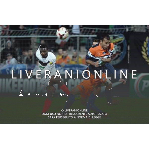 Yancoub MEITE - 11.02.2014 - Cannes / Montpellier - 8eFinale Coupe de France 2013/2014 Photo : Olivier Anrigo / Icon Sport AG ALDO LIVERANI SAS ONLY ITALY