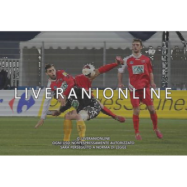 Gregory CERDRAN - 12.02.2014 - Ile Saint Rousse / Guingamp - 1/8emeFinale Coupe de France Photo : Jean Pierre Belzit / Icon Sport AG ALDO LIVERANI SAS ONLY ITALY