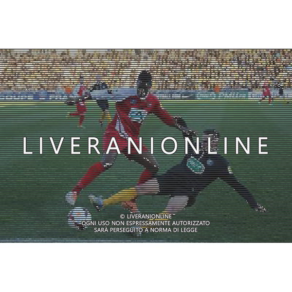 Mana DEMBELE - 12.02.2014 - Ile Saint Rousse / Guingamp - 1/8emeFinale Coupe de France Photo : Jean Pierre Belzit / Icon Sport AG ALDO LIVERANI SAS ONLY ITALY