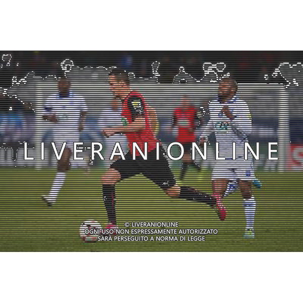 Foued KADIR - 12.02.2014 - Auxerre / Rennes - 1/8emeFinale Coupe de France Photo : Dave Winter / Icon Sport AG ALDO LIVERANI SAS ONLY ITALY