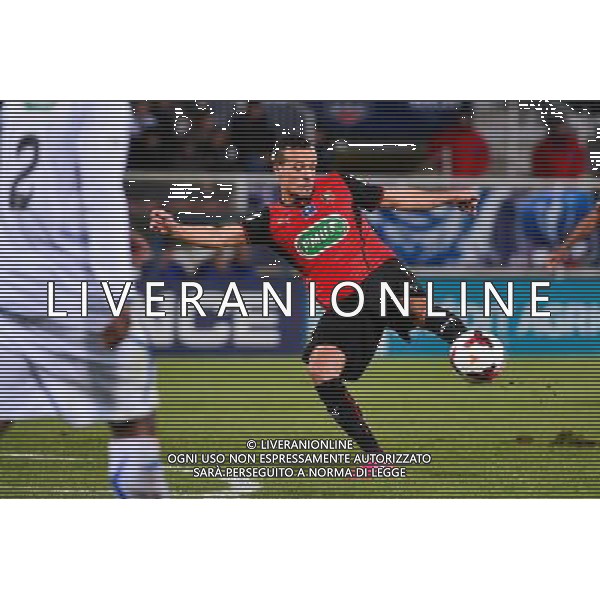 Foued KADIR - 12.02.2014 - Auxerre / Rennes - 1/8emeFinale Coupe de France Photo : Dave Winter / Icon Sport AG ALDO LIVERANI SAS ONLY ITALY