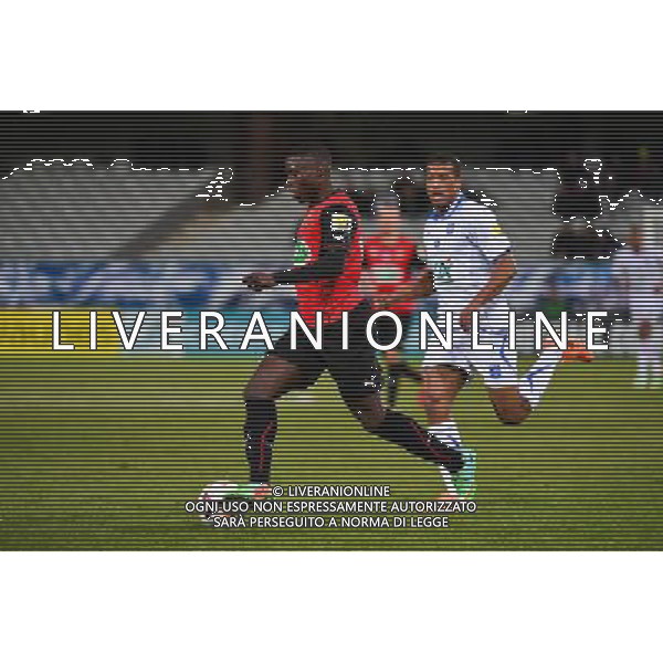 Paul Georges NTEP - 12.02.2014 - Auxerre / Rennes - 1/8emeFinale Coupe de France Photo : Dave Winter / Icon Sport AG ALDO LIVERANI SAS ONLY ITALY