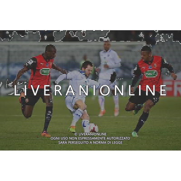 Frederic SAMMARITANO - 12.02.2014 - Auxerre / Rennes - 1/8emeFinale Coupe de France Photo : Dave Winter / Icon Sport AG ALDO LIVERANI SAS ONLY ITALY