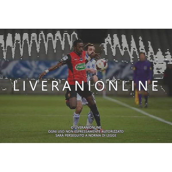 Jonathan PITROIPA / Marco RAMOS - 12.02.2014 - Auxerre / Rennes - 1/8emeFinale Coupe de France Photo : Dave Winter / Icon Sport AG ALDO LIVERANI SAS ONLY ITALY