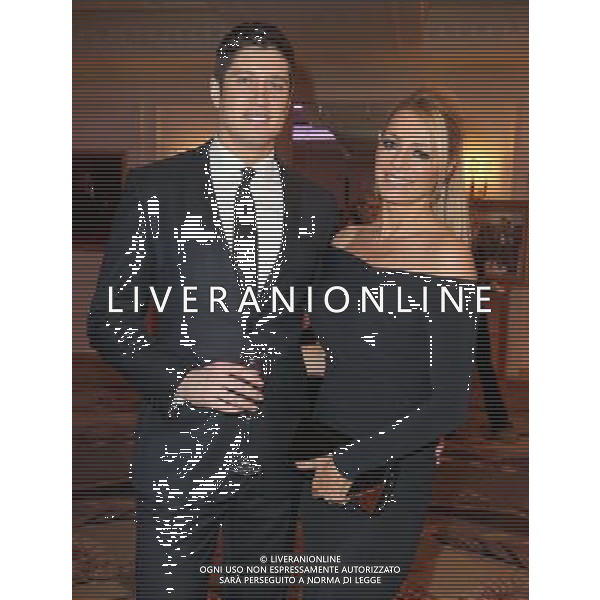 Tess Daly and Vernon Kay pose at a reception for the Prince\'s Trust Invest in Futures Gala Dinner at The Savoy Hotel on February 6, 2014 in London, England. The money raised by the event will help disadvantaged young people into jobs. ©PHOTOSHOT/AGENZIA ALDO LIVERANI SAS - ITALY ONLY - EDITORIAL USE ONLY - REALI INGLESI: Il Principe Carlo d\'inghilterra a un ricevimento e Cena di Gala al The Savoy Hotel il 6 febbraio 2014 a Londra per una raccolta di fondi per aiutare i giovani svantaggiati nel mondo del lavoro.