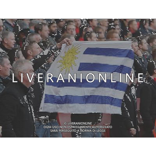 Liverpool Banner Photo by Kieran Galvin/CameraSport Football - FA Challenge Cup Fifth Round - Arsenal v Liverpool - Sunday 16th February 2014 - Emirates Stadium - London © CameraSport - 43 Linden Ave. Countesthorpe. Leicester. England. LE8 5PG - Tel: +44 (0) 116 277 4147 - admin@camerasport.com - www.camerasport.com AG ALDO LIVERANI SAS ONLY ITALY