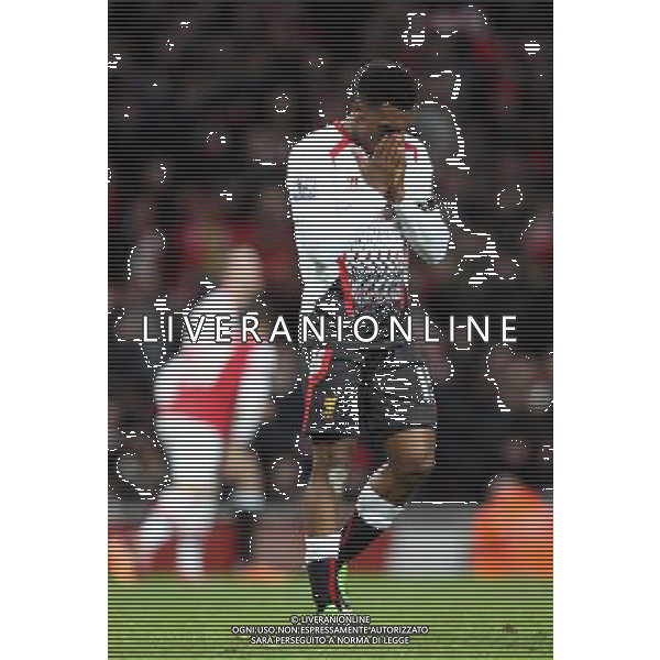 Liverpool\'s Daniel Sturridge after the game Photo by Kieran Galvin/CameraSport Football - FA Challenge Cup Fifth Round - Arsenal v Liverpool - Sunday 16th February 2014 - Emirates Stadium - London © CameraSport - 43 Linden Ave. Countesthorpe. Leicester. England. LE8 5PG - Tel: +44 (0) 116 277 4147 - admin@camerasport.com - www.camerasport.com AG ALDO LIVERANI SAS ONLY ITALY