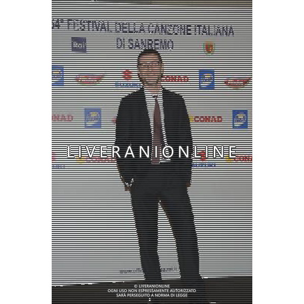 Conferenza Stampa del 64mo Festival della canzone di Sanremo (im) 17 febbraio 2014 Nella foto: Fabio Fazio ©Gazzaniga/AGENZIA ALDO LIVERANI SAS